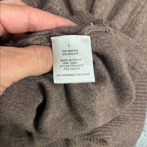 Pink Rose Chocolate Knit Sweater - Picture 3 of 3